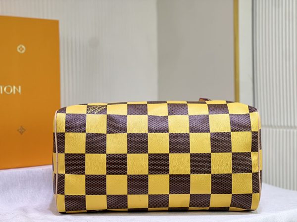 ルイヴィトン スピーディバンドリエール 40 ダミエポップ レザー lv301327 イエロー N品 スピーディ p9 バンドリエール 40 - 画像 (4)