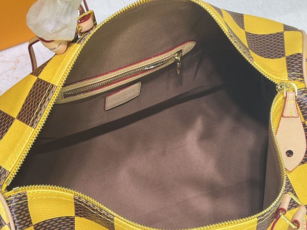 ルイヴィトン スピーディバンドリエール 40 ダミエポップ レザー lv301327 イエロー N品 スピーディ p9 バンドリエール 40 - 画像 (3)