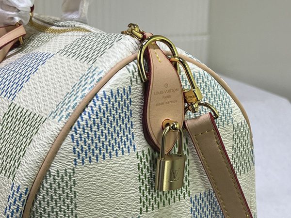 ルイヴィトン スピーディバンドリエール 40 ダミエポップ レザー lv301328 ピスタチオ N品 スピーディ p9 バンドリエール 40 - 画像 (6)