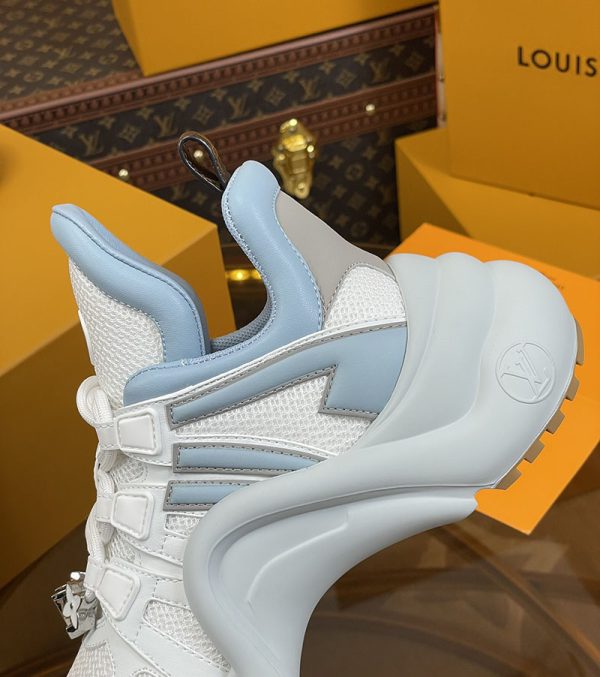ルイヴィトン 靴 LV アークライト スニーカー レディース lv303329 ホワイト/スカイブルー N品 スニーカー レディース 人気 30代 - 画像 (5)
