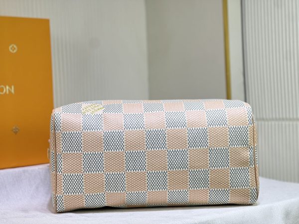 ルイヴィトン スピーディバンドリエール 40 ダミエポップ レザー lv301329 ピーチ N品 スピーディ p9 バンドリエール 40 - 画像 (4)