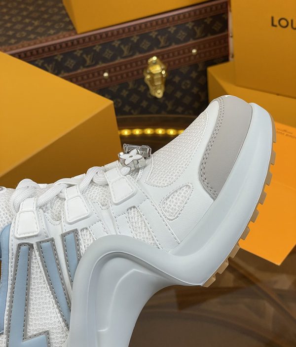 ルイヴィトン 靴 LV アークライト スニーカー レディース lv303329 ホワイト/スカイブルー N品 スニーカー レディース 人気 30代 - 画像 (4)
