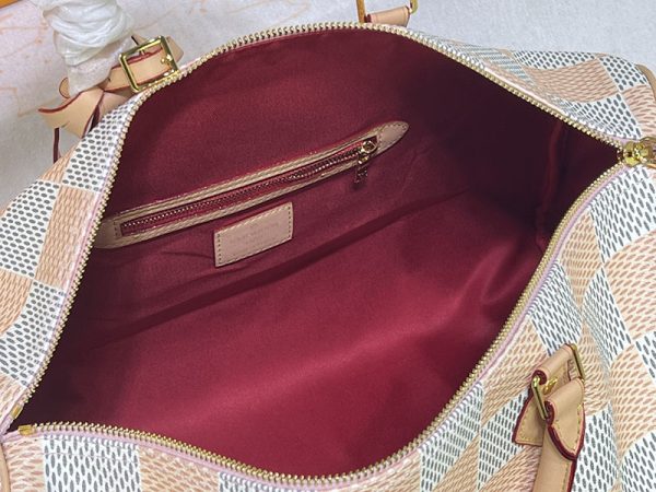 ルイヴィトン スピーディバンドリエール 40 ダミエポップ レザー lv301329 ピーチ N品 スピーディ p9 バンドリエール 40 - 画像 (3)