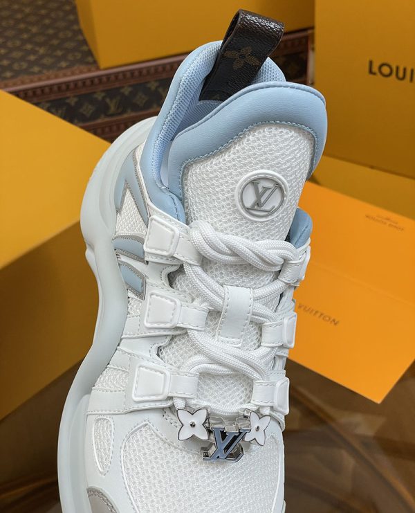 ルイヴィトン 靴 LV アークライト スニーカー レディース lv303329 ホワイト/スカイブルー N品 スニーカー レディース 人気 30代 - 画像 (3)
