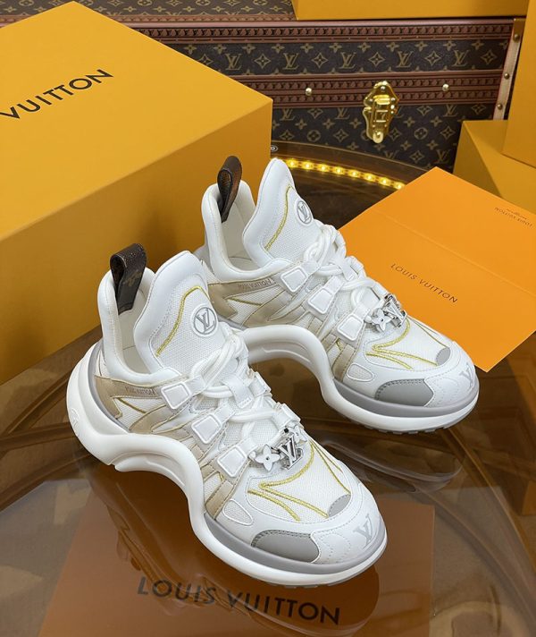 ルイヴィトン 靴 LV アークライト スニーカー レディース lv303330 ホワイト/グレー N品 スニーカー レディース 人気 30代 - 画像 (9)