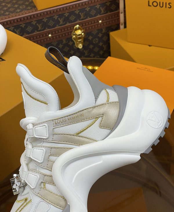 ルイヴィトン 靴 LV アークライト スニーカー レディース lv303330 ホワイト/グレー N品 スニーカー レディース 人気 30代 - 画像 (4)