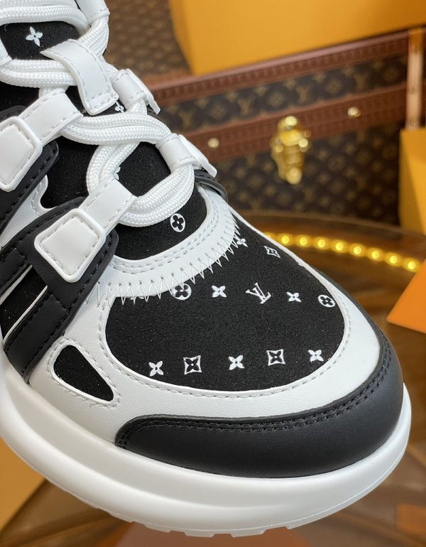 ルイヴィトン 靴 LV アークライト スニーカー レディース lv303331 ホワイト/ブラック N品 スニーカー レディース 人気 30代 - 画像 (3)