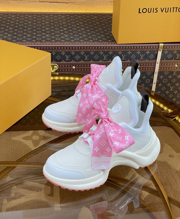 ルイヴィトン 靴 LV アークライト スニーカー レディース lv303332 ホワイト N品 スニーカー レディース 人気 30代 - 画像 (8)