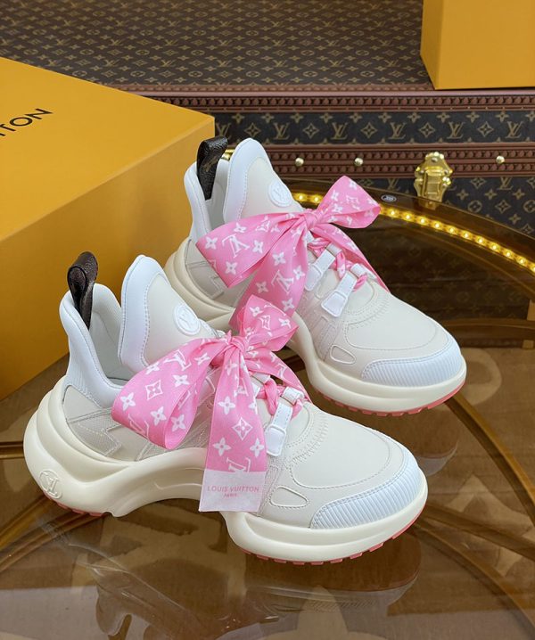 ルイヴィトン 靴 LV アークライト スニーカー レディース lv303332 ホワイト N品 スニーカー レディース 人気 30代 - 画像 (7)