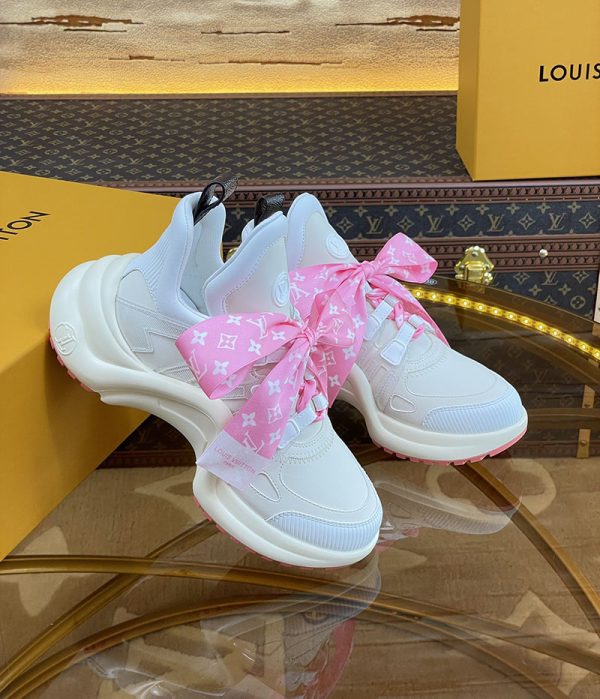 ルイヴィトン 靴 LV アークライト スニーカー レディース lv303332 ホワイト N品 スニーカー レディース 人気 30代 - 画像 (6)