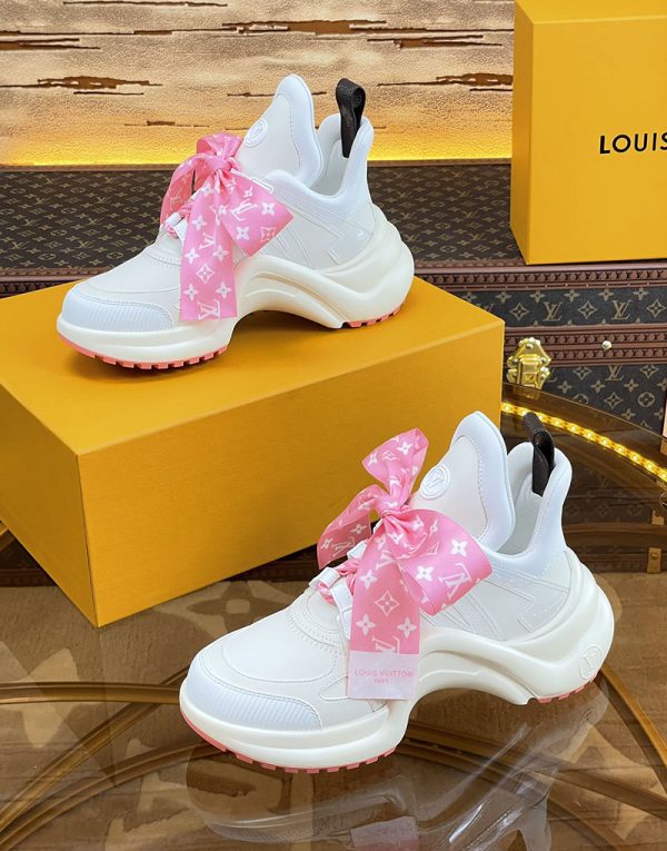 ルイヴィトン 靴 LV アークライト スニーカー レディース lv303332 ホワイト N品 スニーカー レディース 人気 30代 - 画像 (2)