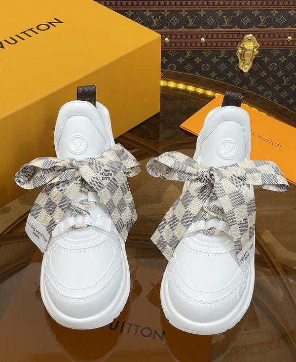 ルイヴィトン 靴 LV アークライト スニーカー レディース lv303333 ホワイト N品 スニーカー おすすめ レディース 歩きやすい - 画像 (8)