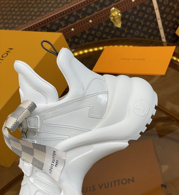 ルイヴィトン 靴 LV アークライト スニーカー レディース lv303333 ホワイト N品 スニーカー おすすめ レディース 歩きやすい - 画像 (7)
