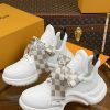 ルイヴィトン 靴 LV アークライト スニーカー レディース lv303333 ホワイト N品 スニーカー おすすめ レディース 歩きやすい - 画像 (5)