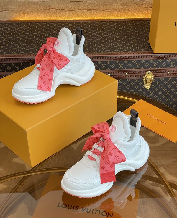 ルイヴィトン 靴 LV アークライト スニーカー レディース lv303334 ホワイト N品 歩きやすいスニーカー レディース 旅行 - 画像 (6)