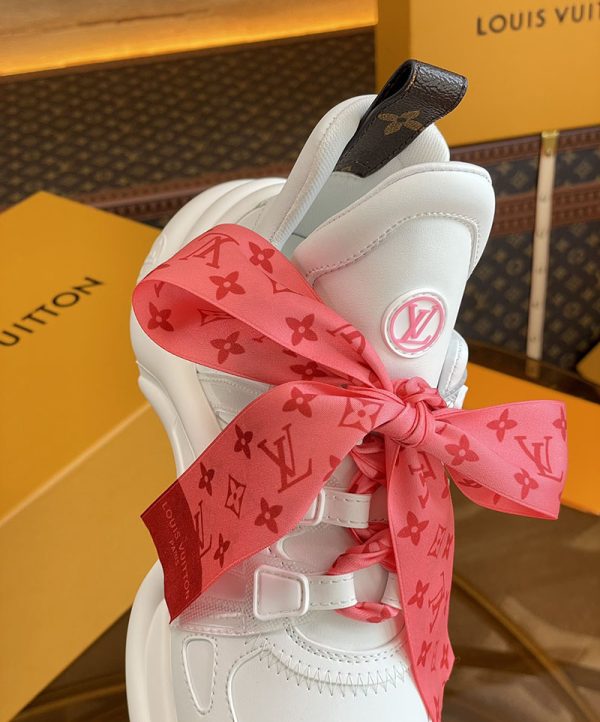 ルイヴィトン 靴 LV アークライト スニーカー レディース lv303334 ホワイト N品 歩きやすいスニーカー レディース 旅行 - 画像 (3)