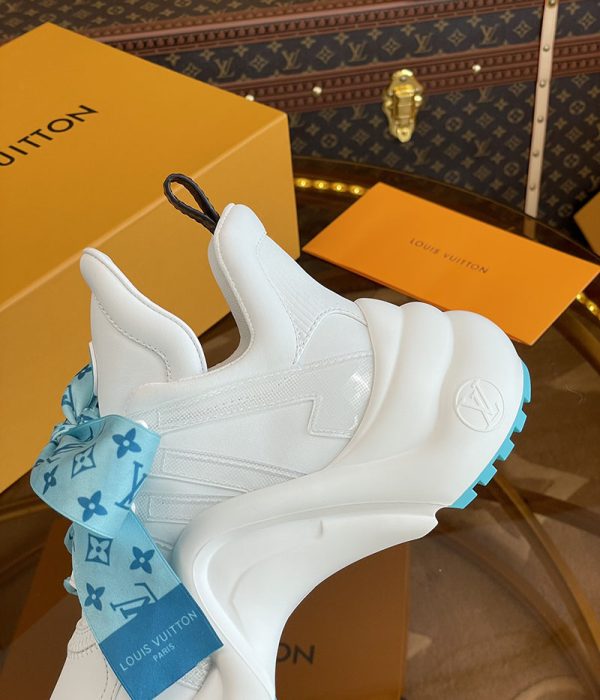 ルイヴィトン 靴 LV アークライト スニーカー レディース lv303335 ホワイト N品 スニーカー 人気レディース - 画像 (5)