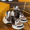 ルイヴィトン 靴 LV アークライト スニーカー レディース lv303336 ホワイト/ブラウン N品 歩きやすいスニーカー レディース 旅行 - 画像 (9)