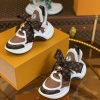 ルイヴィトン 靴 LV アークライト スニーカー レディース lv303336 ホワイト/ブラウン N品 歩きやすいスニーカー レディース 旅行 - 画像 (7)
