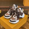 ルイヴィトン 靴 LV アークライト スニーカー レディース lv303336 ホワイト/ブラウン N品 歩きやすいスニーカー レディース 旅行 - 画像 (3)