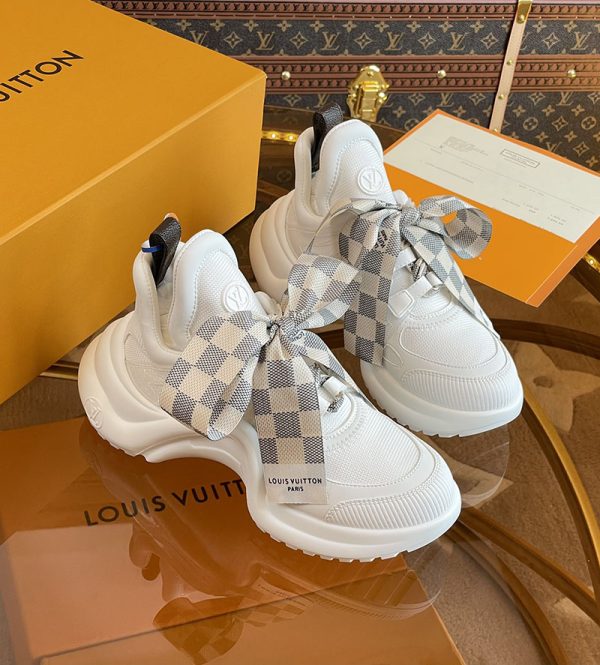 ルイヴィトン 靴 LV アークライト スニーカー レディース lv303337 ホワイト N品 スニーカー レディース 人気 30代 - 画像 (9)