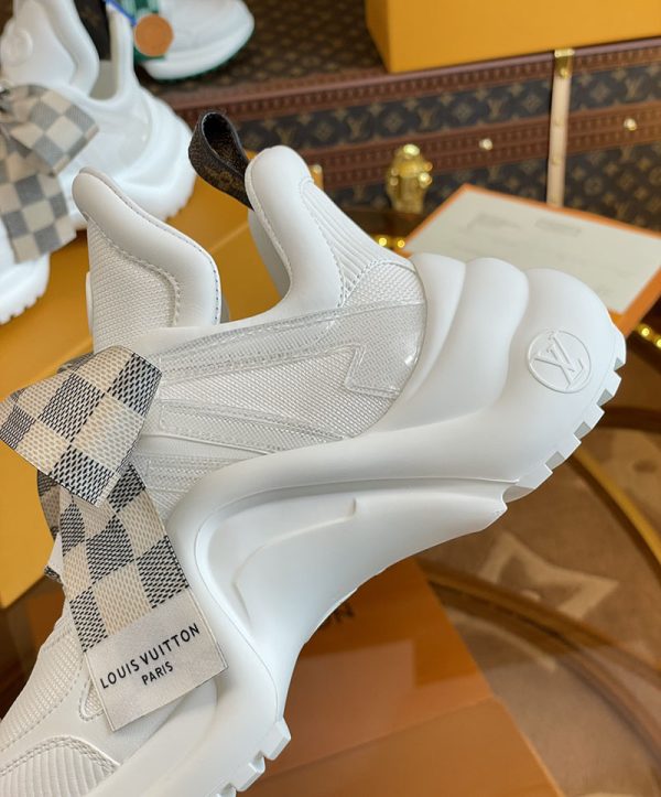 ルイヴィトン 靴 LV アークライト スニーカー レディース lv303337 ホワイト N品 スニーカー レディース 人気 30代 - 画像 (6)