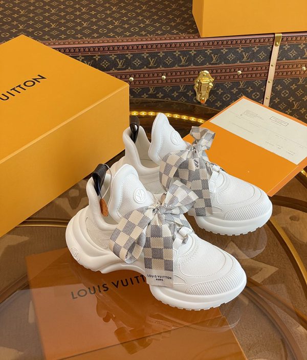 ルイヴィトン 靴 LV アークライト スニーカー レディース lv303337 ホワイト N品 スニーカー レディース 人気 30代 - 画像 (2)
