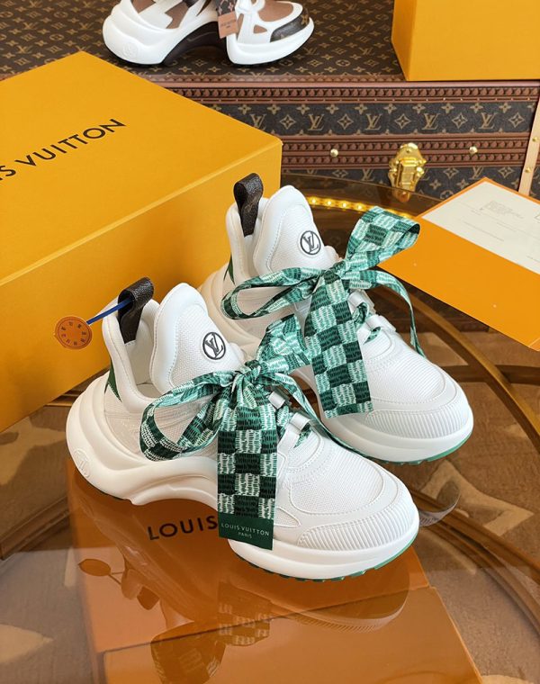 ルイヴィトン 靴 LV アークライト スニーカー レディース lv303338 ホワイト N品 スニーカー レディース 白 革 - 画像 (9)