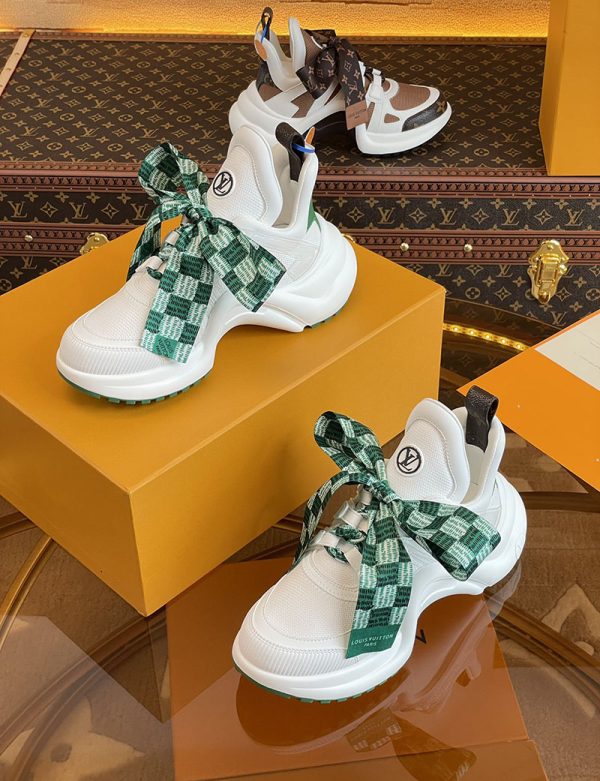 ルイヴィトン 靴 LV アークライト スニーカー レディース lv303338 ホワイト N品 スニーカー レディース 白 革 - 画像 (7)