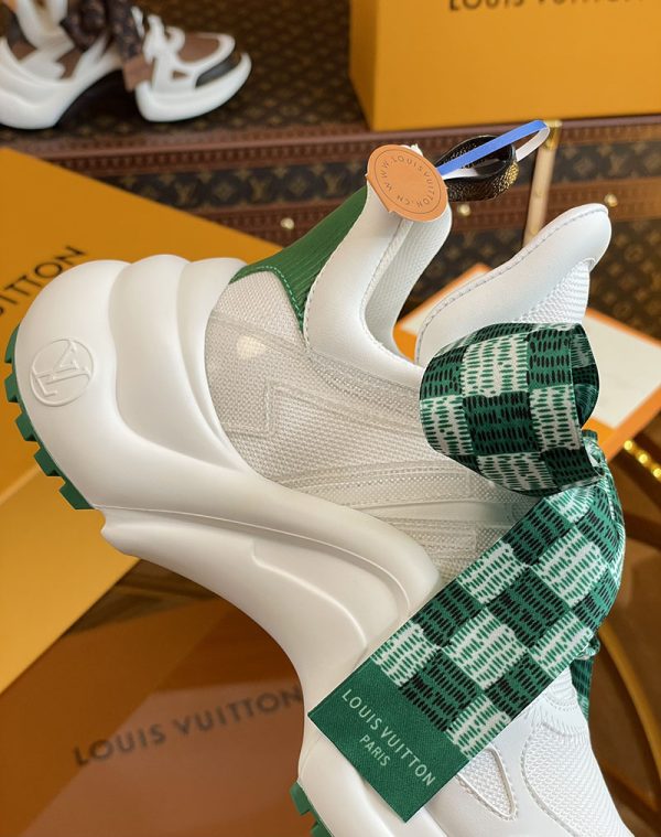 ルイヴィトン 靴 LV アークライト スニーカー レディース lv303338 ホワイト N品 スニーカー レディース 白 革 - 画像 (5)