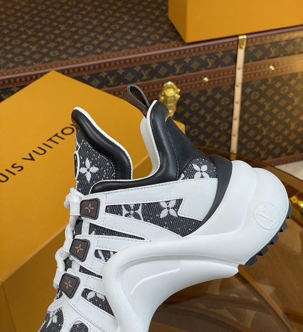 ルイヴィトン 靴 LV アークライト スニーカー レディース lv303339 ホワイト/ブラック N品 スニーカー レディース 人気 30代 - 画像 (5)