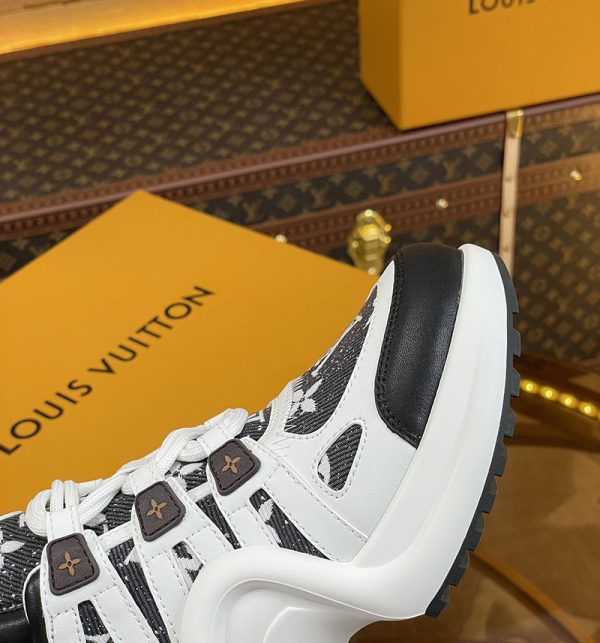 ルイヴィトン 靴 LV アークライト スニーカー レディース lv303339 ホワイト/ブラック N品 スニーカー レディース 人気 30代 - 画像 (4)