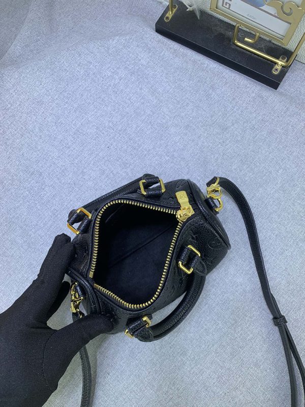 ルイヴィトン ナノスピーディ ハンドバッグ バッグ レディース M82450 ブラック N品 - 画像 (2)