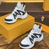 ルイヴィトン 靴 LV アークライト スニーカー レディース lv303340 ホワイト/ブラック N品 白スニーカー レディースコーデ - 画像 (7)