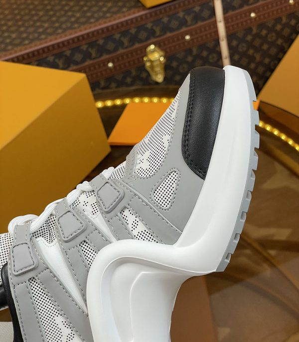 ルイヴィトン 靴 LV アークライト スニーカー レディース lv303341 ホワイト/グレー N品 スニーカー レディース 人気 30代 - 画像 (4)