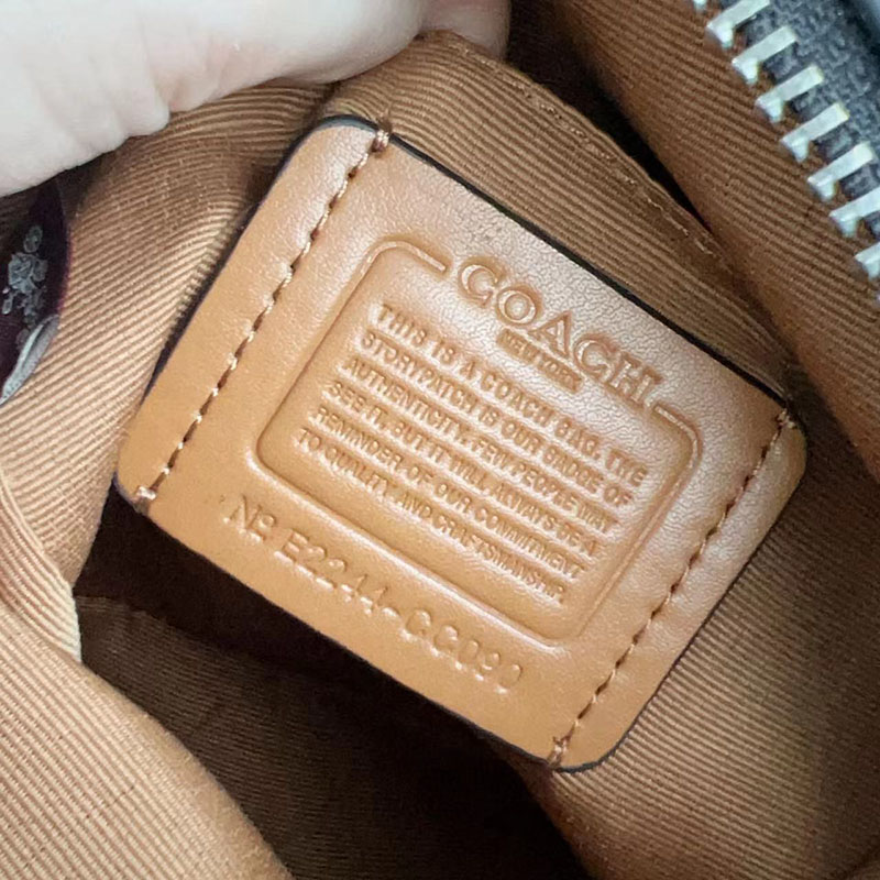 COACH CC090 QBTUP サリバン クロスボディ ブロックド シグネチャー キャンバス カーキ/チャコール 超N品 コーチ バッグ メンズ ショルダー - 画像 (2)
