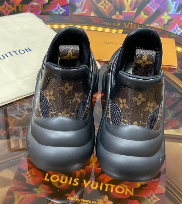 ルイヴィトン 靴 LV アークライト スニーカー レディース lv303349 ブラック N品 スニーカー 黒 レディース コーデ - 画像 (3)