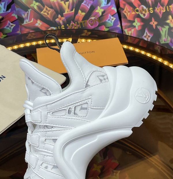 ルイヴィトン 靴 LV アークライト スニーカー レディース lv30350 ホワイト N品 白スニーカー レディース 50代 - 画像 (7)