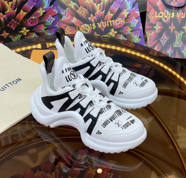 ルイヴィトン 靴 LV アークライト スニーカー レディース lv30352 ホワイト/ブラック N品 2025年人気スニーカー - 画像 (9)