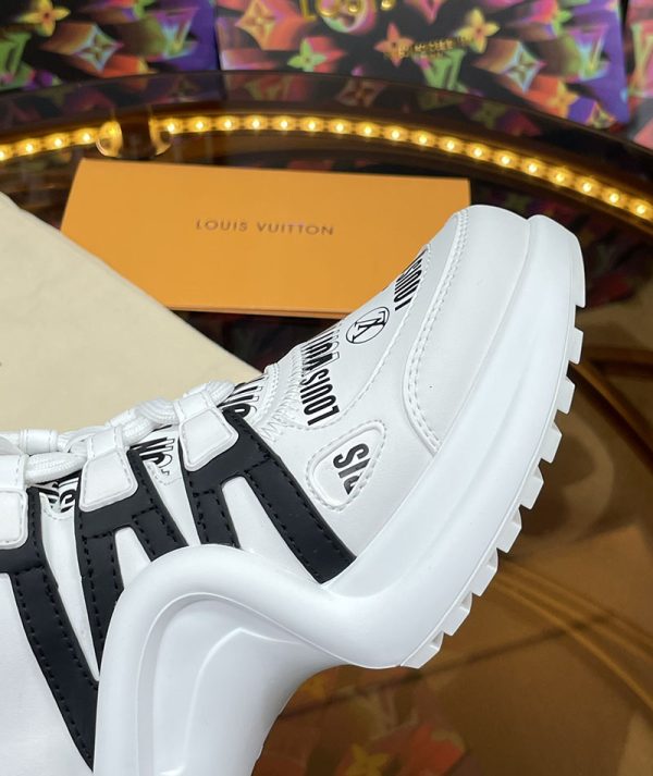 ルイヴィトン 靴 LV アークライト スニーカー レディース lv30352 ホワイト/ブラック N品 2025年人気スニーカー - 画像 (5)