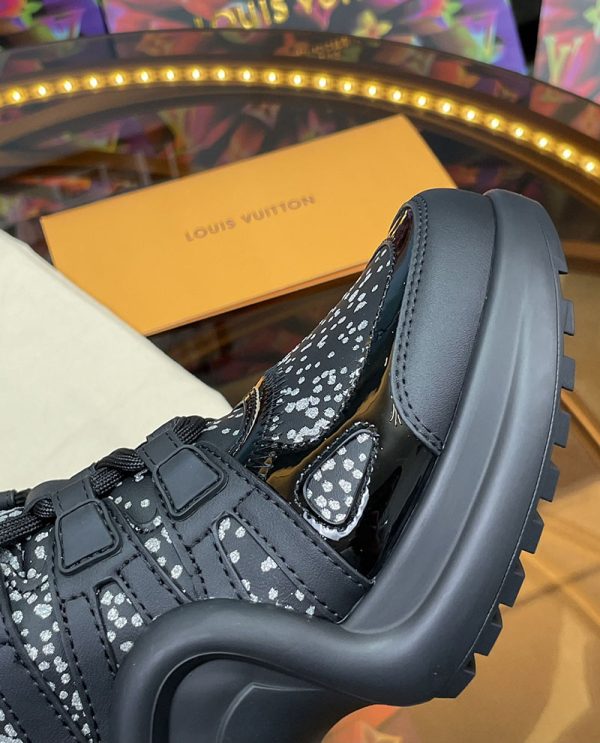 ルイヴィトン 靴 LV アークライト スニーカー レディース lv30353 ブラック N品 2025年人気スニーカー - 画像 (4)