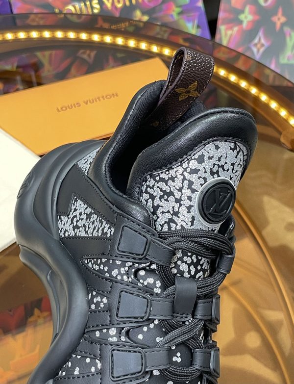ルイヴィトン 靴 LV アークライト スニーカー レディース lv30353 ブラック N品 2025年人気スニーカー - 画像 (3)