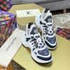 ルイヴィトン 靴 LV アークライト スニーカー レディース lv30354 ホワイト/ネイビー N品 2025年人気スニーカー - 画像 (9)