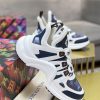 ルイヴィトン 靴 LV アークライト スニーカー レディース lv30354 ホワイト/ネイビー N品 2025年人気スニーカー - 画像 (7)