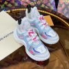 ルイヴィトン 靴 LV アークライト スニーカー レディース lv30356 ホワイト/スカイブルー N品 次に流行るスニーカー 2025 - 画像 (8)