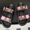 ルイヴィトン 靴 LV × TM サンダル レディース ルイ・ヴィトン × 村上隆の第2弾 lv303357 ブラック/ブラウン N品 ヴィトン サンダル レディース - 画像 (9)