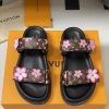 ルイヴィトン 靴 LV × TM サンダル レディース ルイ・ヴィトン × 村上隆の第2弾 lv303357 ブラック/ブラウン N品 ヴィトン サンダル レディース - 画像 (6)