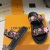 ルイヴィトン 靴 LV × TM サンダル レディース ルイ・ヴィトン × 村上隆の第2弾 lv303357 ブラック/ブラウン N品 ヴィトン サンダル レディース - 画像 (5)