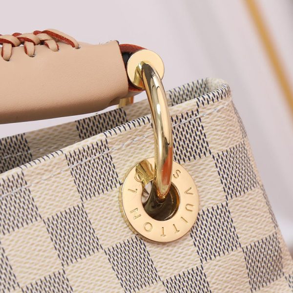 ルイヴィトン アーツィーMM ダミエ・アズール レディース ホワイト lv301355 N品 ルイヴィトン バッグ 人気順 - 画像 (4)