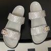ルイヴィトン 靴 LV Bom Dia フラット コンフォート ミュール lv303358 グレー N品 ヴィトン サンダル レディース - 画像 (9)